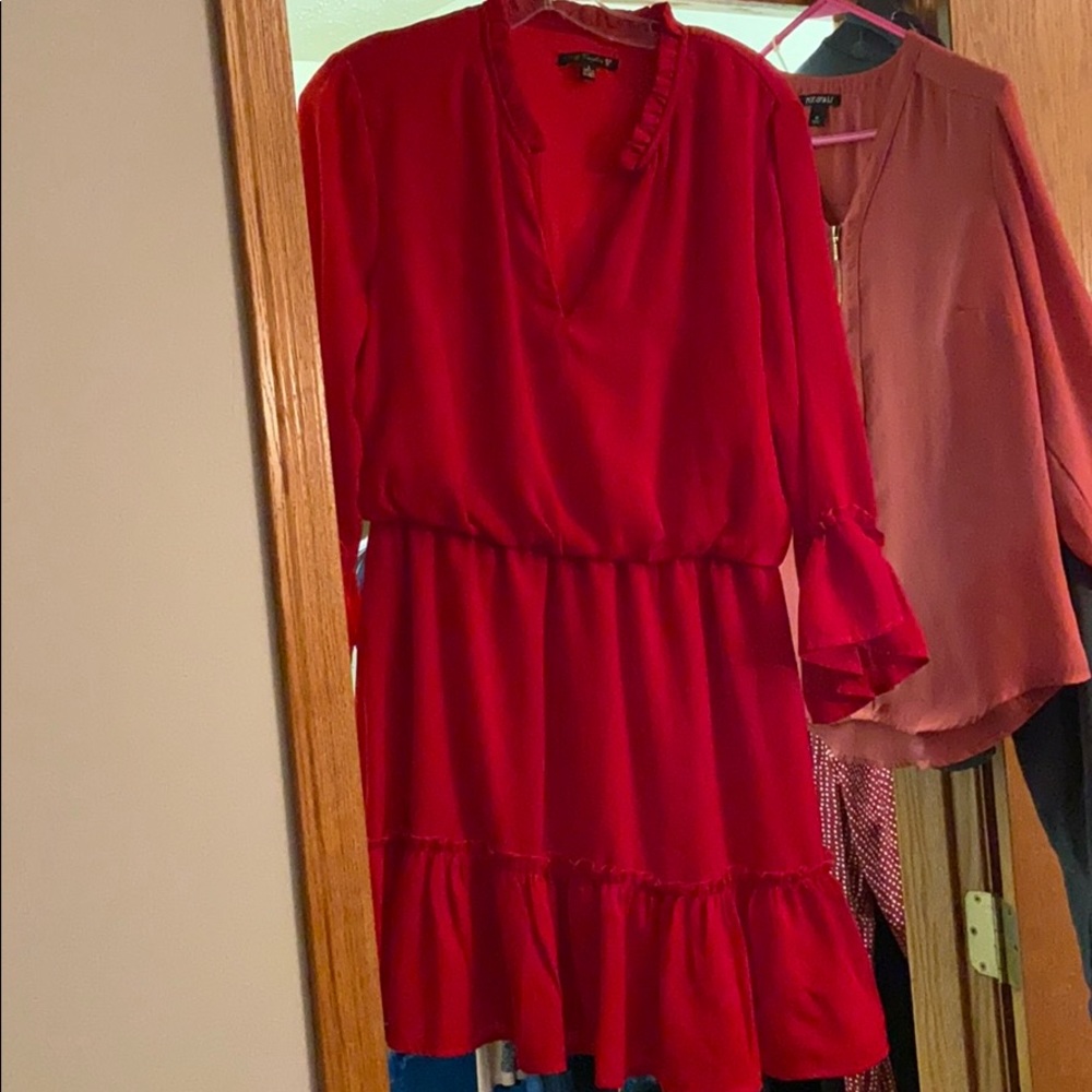 Business Casual Red Dress